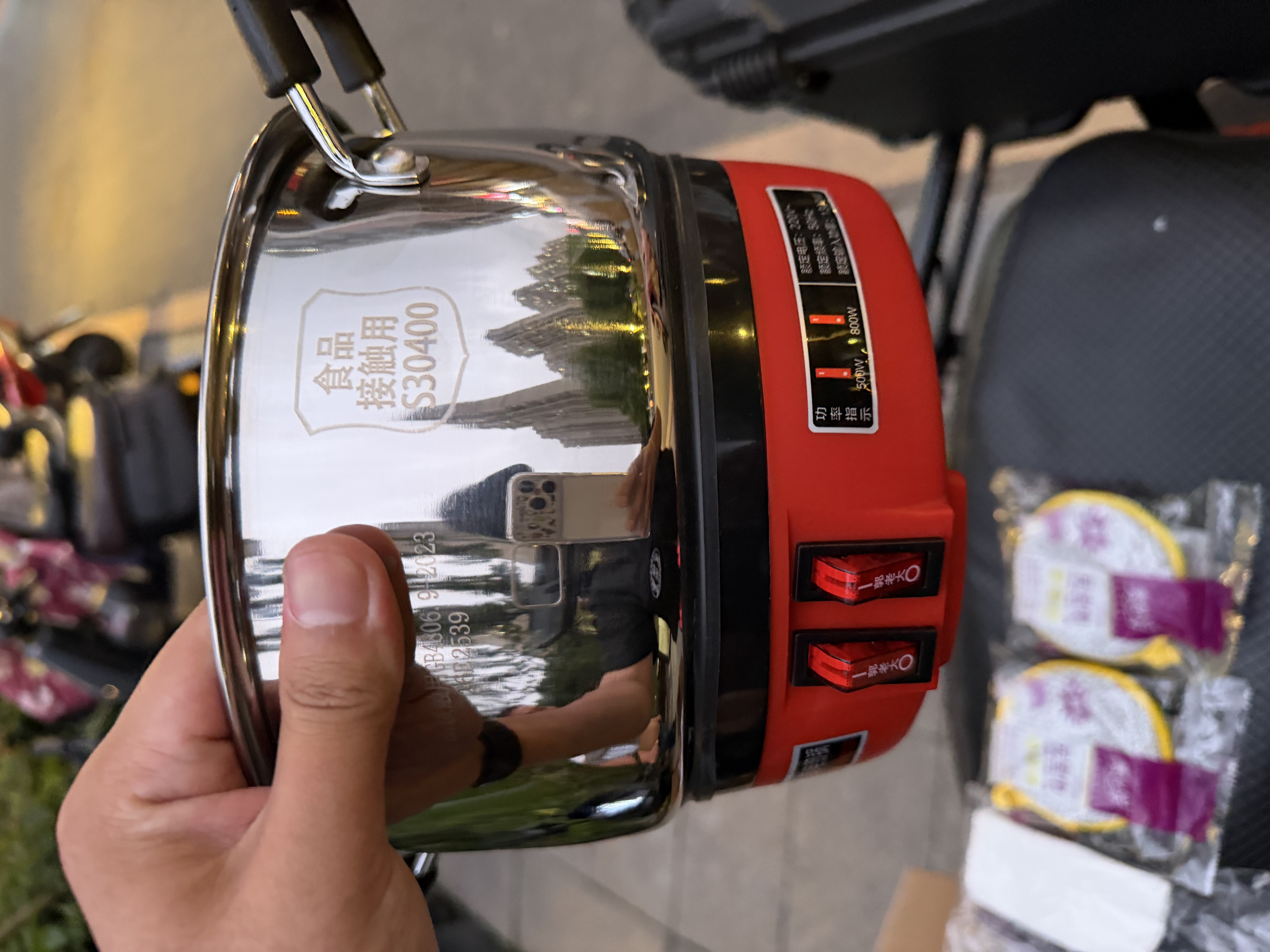 郭老大(GLD)多功能304不锈钢电热锅 家用锅 电蒸炒锅火锅学生宿舍出租屋单多人蒸炒煮一体小电锅多用途锅 1.5L 05厚 304锅  20cm 单锅不带蒸笼 实拍图