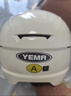 野马（YEMA）3c认证新国标A类365S电动车头盔男女加大码大号大头围夏季摩托车安全帽 卡其白配黑茶长镜 实拍图
