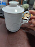 景德镇（jdz）陶瓷影青办公杯家用大容量泡茶杯茶水分离茶杯水杯生日礼物送男士 【茶水分离】龙凤呈祥玲珑办公杯 实拍图