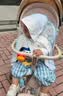 babylove婴儿斗篷防晒服夏季凉感男女宝宝防紫外线连帽披风纯色薄外套 实拍图