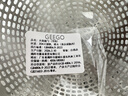 GEEGO304不锈钢漏勺捞面勺家用厨房长柄油炸饺子捞勺过滤网筛大号笊篱 【双挂钩】实木柄漏勺18cm 实拍图