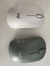罗技（Logitech）M221 轻音鼠标 无线鼠标 办公鼠标 对称鼠标 带无线微型接收器 薄荷绿 实拍图
