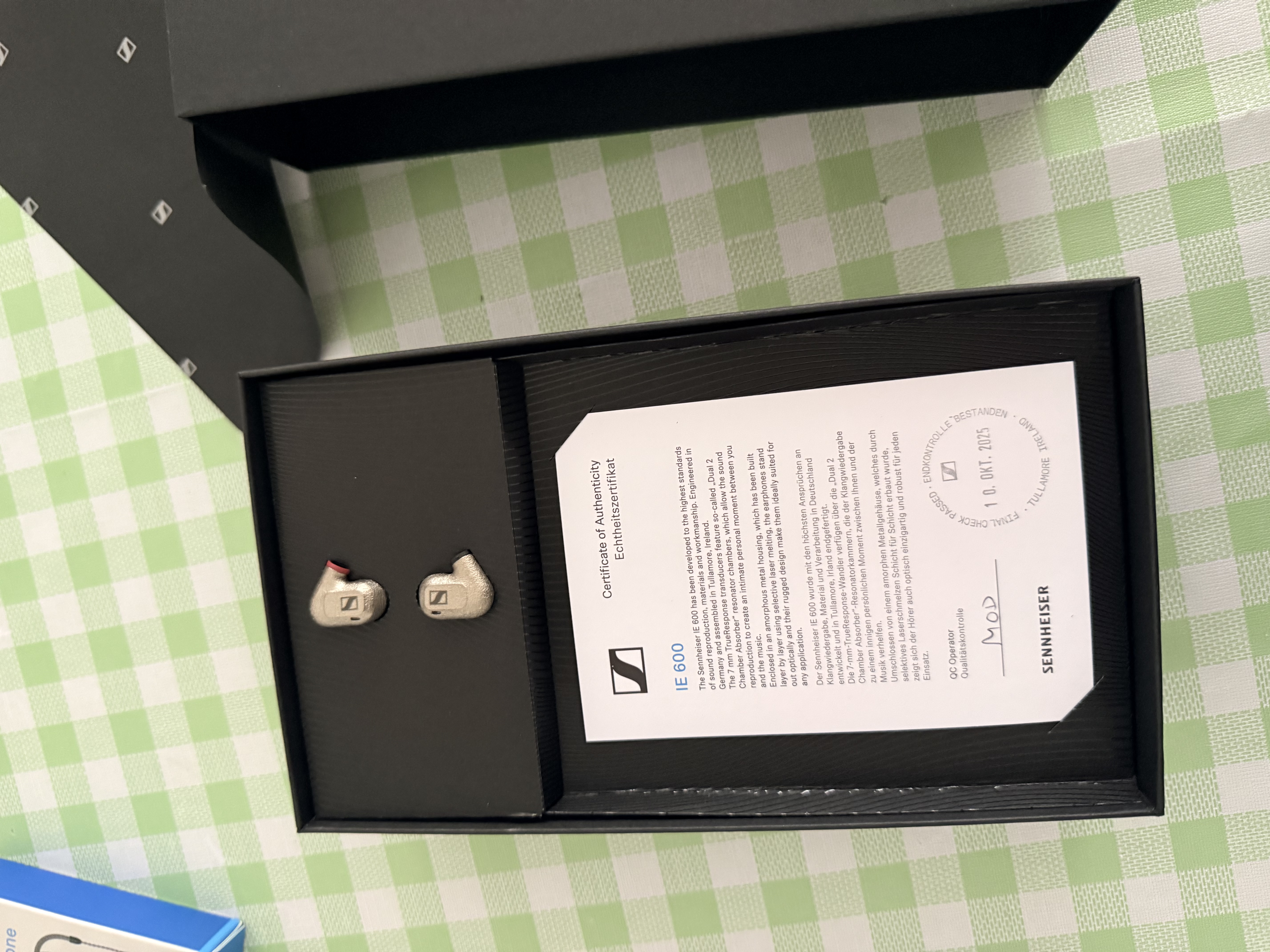 森海塞尔IE300 IE200 IE600 IE900有线耳机旗舰级HiFi音乐高保真动圈入耳式耳挂耳塞五一出游季生日礼物 IE600+森海塞尔原装麦克风线 实拍图