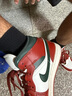 Jordan男AJ1小芝加哥配色 AJ 1中帮运动休闲鞋DQ8426-105白红40.5 实拍图
