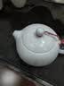 忆壶茶羊脂玉瓷西施壶陶瓷泡茶壶家用小茶具高端纯手工功夫茶具 实拍图