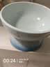 乐优派猫碗陶瓷狗碗猫食盆狗盆宠物碗猫粮碗高脚大容量 月球碗蓝色 实拍图