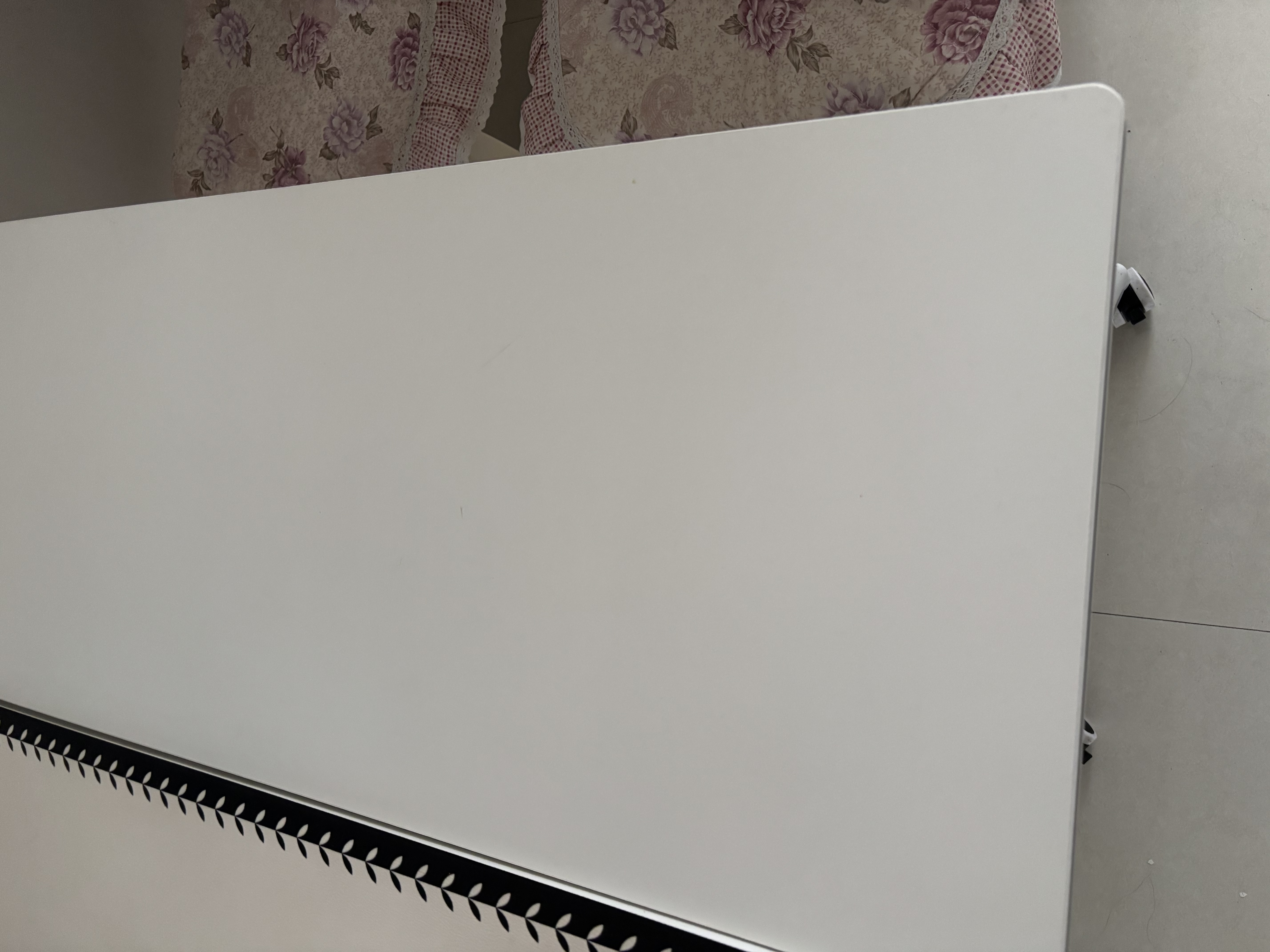 海艾珈折叠会议桌培训桌椅组合双人带轮可移动办公桌120*40*75cm+E0级 实拍图