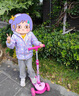 迪士尼（Disney）儿童滑板车1-3-6-12岁闪光轮草莓熊可调升降扭扭脚踏滑步车摇摆车 实拍图