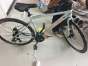 飞鸽（FG FLYING PIGEON）公路自行车入门级超轻700C公路车成人男女学生竞速骑行通勤单车 超越铝架-直把-黑色 24速均衡升级 实拍图