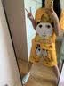 浅物龙图皇帝衣服睡衣套装大码短裤t恤情侣搞怪搞笑cos服大胆龙图皇上 大胆龙袍表情包印花【两件套】 XS 【建议80以内】 实拍图