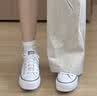 匡威（Converse）All Star Lift夏季经典厚底鞋小白鞋帆布鞋560251C 560251C/白色 （推荐选大半码） 41 实拍图