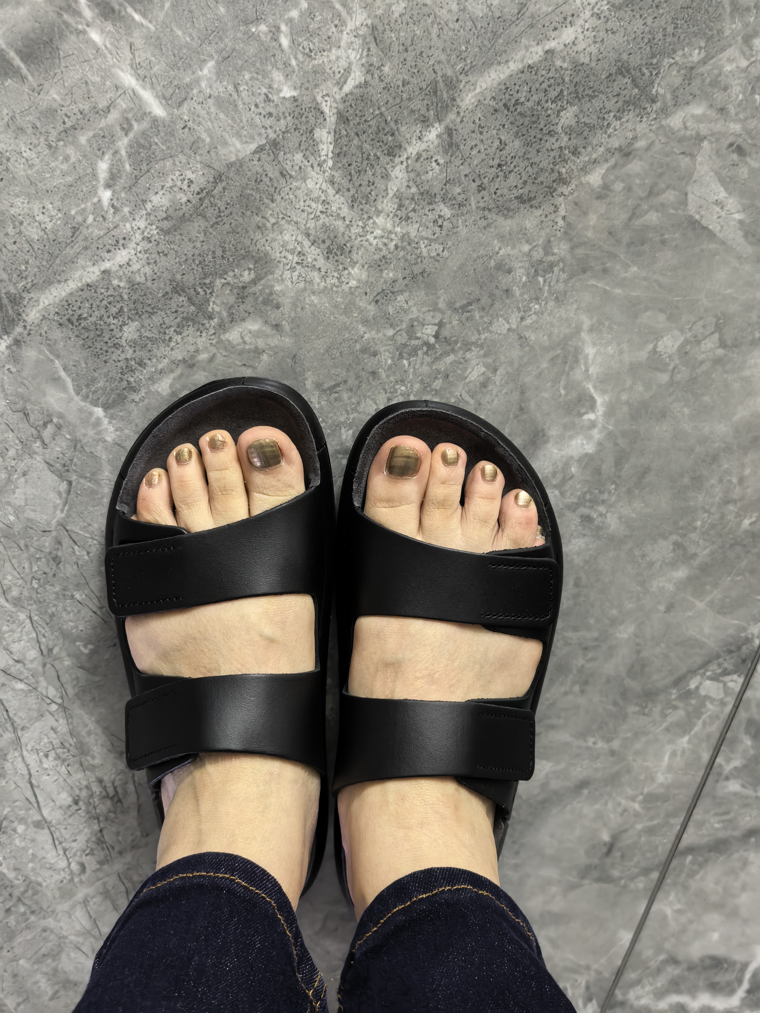 爱步（ECCO）勃肯鞋女 夏季休闲百搭一脚蹬外穿一字凉拖鞋  科摩206823 HL 黑色20682301001 38 实拍图