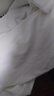 罗蒙（ROMON）真丝香云纱阔腿裤女夏季新款直筒裤高腰显瘦宽松桑蚕丝九分休闲裤 白色 抗皱免烫- 3XL 145-165 实拍图
