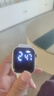 非智能手表 高颜值LED手表时尚学生科技感超强夜光数字个性运动 太空白 实拍图
