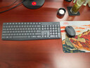 罗技（Logitech）MK251无线蓝牙键盘鼠标套装 办公商务笔记本电脑 数字键盘99键粉色键鼠套装（K251键盘+M196鼠标） 实拍图