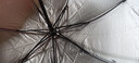 【已售100万】手动UV折叠黑胶防晒防紫外线遮阳晴雨两用伞 【爆款雨伞】7骨内层银胶纯色随机 实拍图