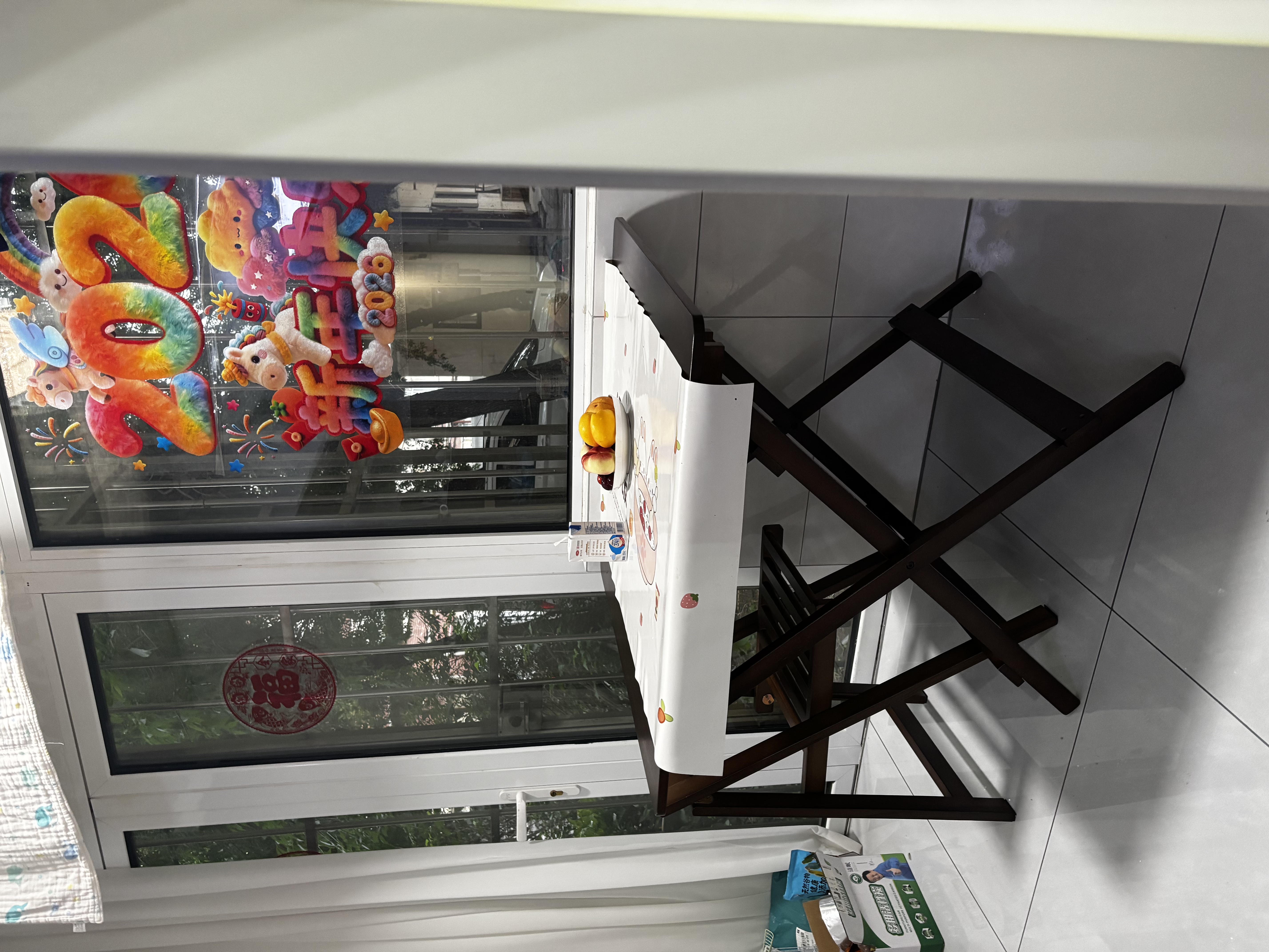 家逸实木折叠餐椅家用椅子餐厅餐桌椅简约靠背椅便携麻将椅户外休闲椅 实拍图