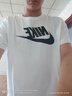 耐克(NIKE)男短袖T恤 纯棉 运动休闲 舒适百搭 AR5005-101 白色XXL 实拍图