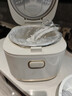美的（Midea）【价保618】小碧玉电饭煲小型2-3人3升0氟有钛陶瓷白玉内胆家用电饭锅煮粥智能预约多功能锅RE360 实拍图