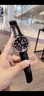 天梭（TISSOT）【同价618】瑞士手表魅时系列日历自动机械皮钢带男表 黑盘皮带T109.407.16.051.00 实拍图