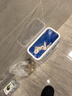 宅丽仕垃圾桶无盖式11L方形白色家用客厅卧室厕所缝隙窄边垃圾桶 实拍图