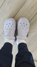 斯凯奇（Skechers）洞洞鞋女士夏季凉拖鞋泡泡鞋厚底增高外穿沙滩鞋踩屎感 实拍图