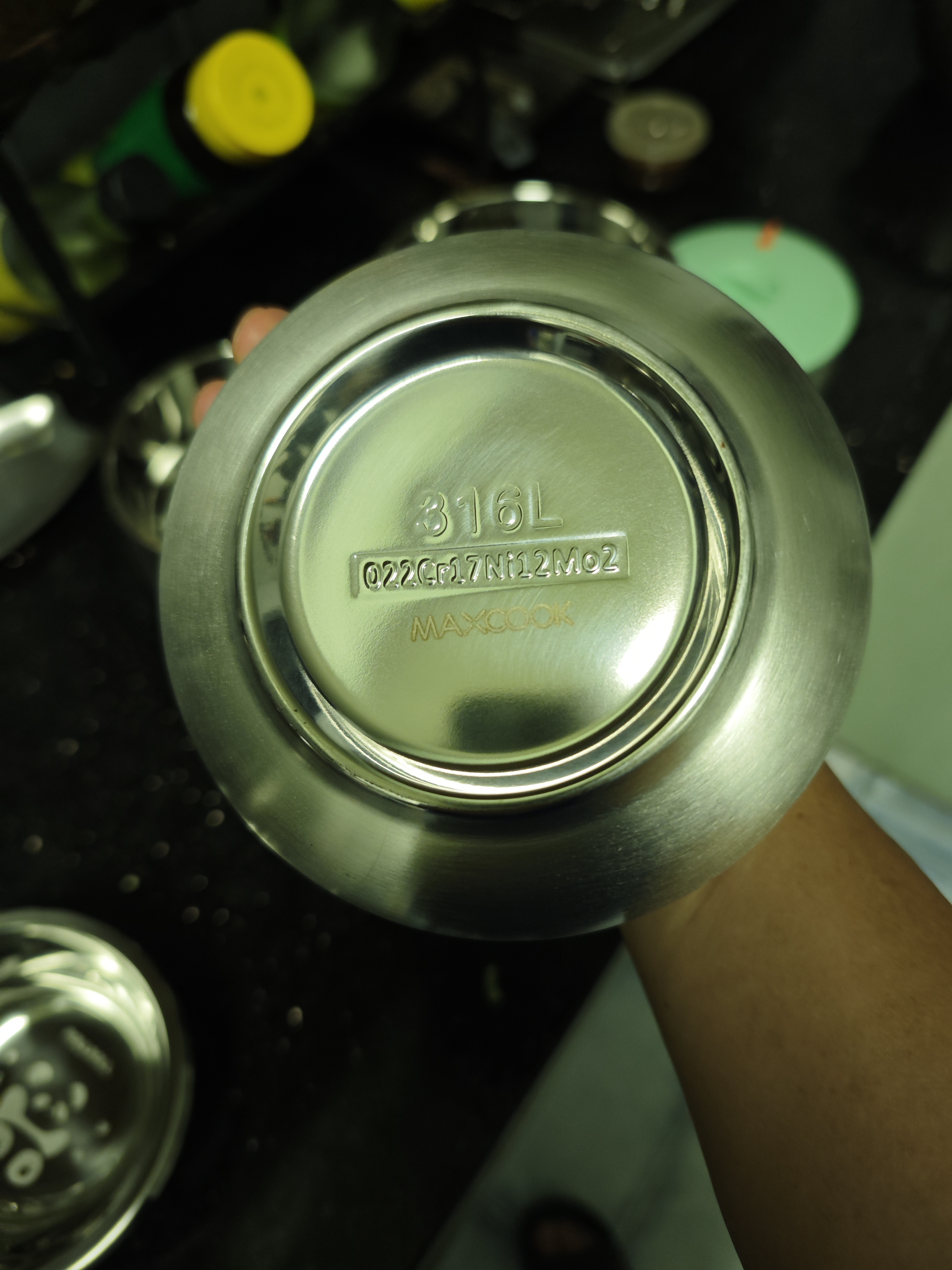 美厨（MAXCOOK）防烫316L不锈钢碗家用套装 食品级米饭碗面碗碗具套装MCWA2829 实拍图
