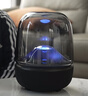 哈曼卡顿（Harman/Kardon）琉璃4代 琉璃5代 四代蓝牙音响 Aura Studio4 升级版 360度环绕立体声 哈曼卡顿 桌面蓝牙音箱氛围 哈曼卡顿琉璃5 黑色【E卡套餐】+顺丰速发 实拍图