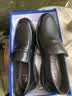 意尔康男鞋父亲节礼物夏季牛皮商务休闲皮鞋男打孔透气爸爸鞋 黑色42 晒单实拍图