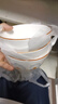 陶瓷碗家用喜庆乔迁新居碗碟餐具套装岁月静好饭碗 岁月静好3碗 实拍图