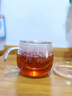 富光花茶杯 男女士茶水分离杯子 双层办公泡茶玻璃杯带把高硼硅水杯 实拍图