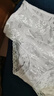 蝶安芬（Deanfun）女士内裤性感蕾丝边中腰网纱棉质无痕纯色女式平角裤2条装 L码 实拍图