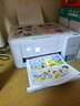 爱普生（EPSON）【6代新品】L4356墨仓式彩色无线AI学习打印机一体机家用/办公  L4266升级版(自动双面 液晶屏 白) 实拍图
