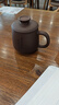 京东京造 宜兴紫砂杯手工泡茶杯【原矿紫泥】茶水分离平安喜乐杯410ml礼盒 实拍图