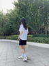 真维斯（Jeanswest）短裤女夏季新款宽松超显瘦运动短裤女慵懒风A字休闲纯色五分裤 实拍图