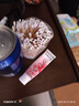 名创优品（MINISO）棉签便携装棉棒化妆掏耳棉花棒棉花签圆头+尖头双头设计200支*8袋 实拍图