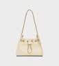 CHARLES&KEITH26夏季新品菱格链条单肩水桶包斜挎包生日礼物送女友CK2-10671894 SOFT PINK浅粉色 M 实拍图