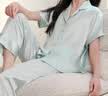 丝界真丝睡衣女100%桑蚕丝简约纯色凉感情侣休闲家居服丝绸套装礼物 实拍图