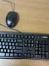罗技（Logitech）MK120 键鼠套装 有线键鼠套装 办公键鼠套装 电脑键盘 USB即插即用 全尺寸 黑色 实拍图