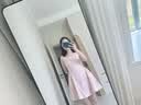 UR2026夏季新款女装经典气质通勤高腰无袖连衣裙UYY750104 水粉 (领口偏低) M 实拍图