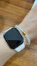 Apple/苹果 Watch S11 智能手表GPS款42毫米玫瑰金色铝金属表壳淡桃粉色运动型表带S/M MEUN4CH/B 实拍图