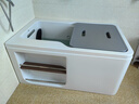 科勒（KOHLER） 浴缸家用浴室整体独立式浴缸希尔维亚克力浴缸泡澡亲子浴缸 左角位99013T(1300x800）1.3m 实拍图