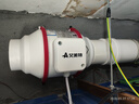 艾美特（AIRMATE）DPT10-20A管道风机厨房油烟卫生间换气扇排气扇管道式4寸抽风机 实拍图