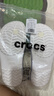 卡骆驰（CROCS）贝雅卡骆班人字拖鞋|205393 白/深蓝-126 37/38(230mm)  实拍图