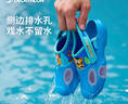迪卡侬（DECATHLON）儿童凉鞋男童女童中大童宝宝公主洞洞泳池拖鞋防滑鞋NABD 浅蓝色小老虎 30 31 实拍图