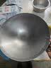 云中厨商用凹面电磁炉专用锅酒店炒菜锅双耳不锈钢40cm50cm电磁灶铁锅 适用于30微晶玻璃 双耳铁锅 45cm 实拍图