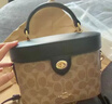 蔻驰（COACH）【品牌直供】奢侈品女包KAY盒子包斜挎包黑CBQ35 生日礼物送女友 实拍图