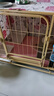 京喜自营-专用品牌狗笼子室内带厕所中大型犬加固狗屋送货上门 加固款黄色【78*50*67】 实拍图