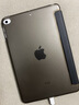 毕亚兹适用iPad Mini5保护套 迷你4代7.9英寸 苹果平板电脑保护壳 防摔智能休眠支架皮套 PB09-金刚黑 实拍图