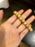 妍韵珠宝精品10x9mm黄金籽星月菩提手串原生态桶珠文玩把件佛珠男女士手链 实拍图